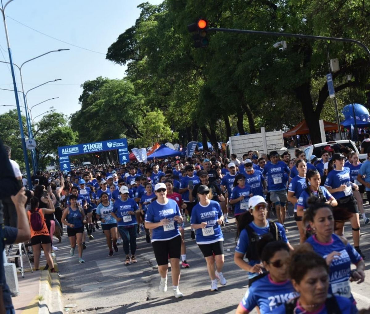 Al frente del hotel Sheraton se ubica la largada de la carrera de LA GACETA.