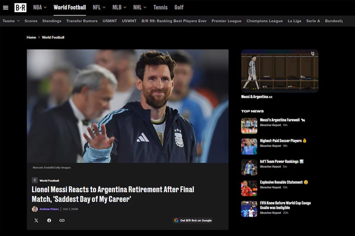 El último tango: las portadas de los medios de todo el mundo se rindieron ante la despedida de Messi de la Selección