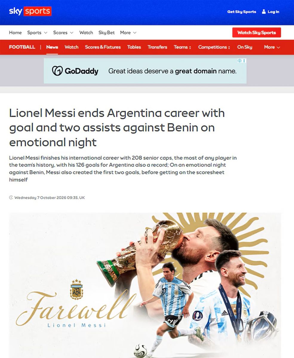 El último tango: las portadas de los medios de todo el mundo se rindieron ante la despedida de Messi de la Selección