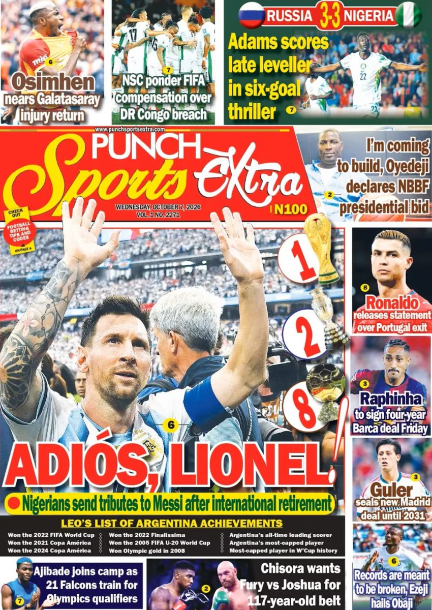 El último tango: las portadas de los medios de todo el mundo se rindieron ante la despedida de Messi de la Selección