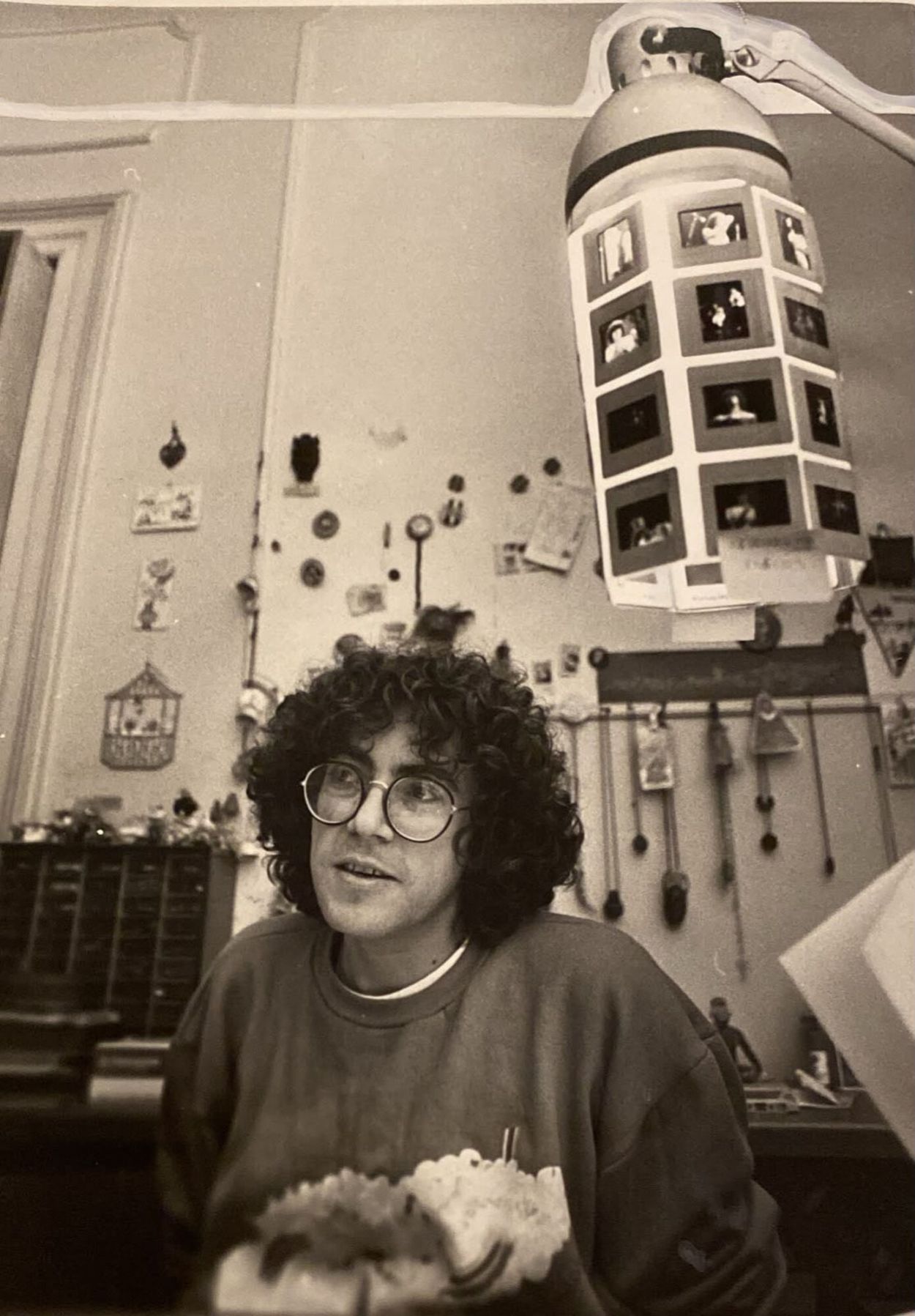 LA INSPIRACIÓN. Piero componía en su estudio en el centro porteño.