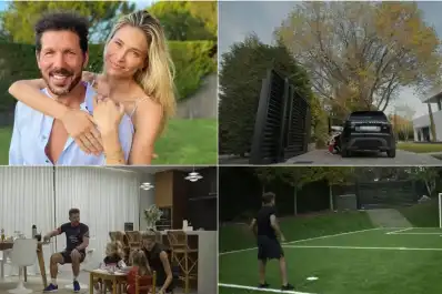 Así es la impresionante mansión de Diego Simeone y Carla Pereyra en Madrid: minimalismo y arte en 1.900 metros cuadrados