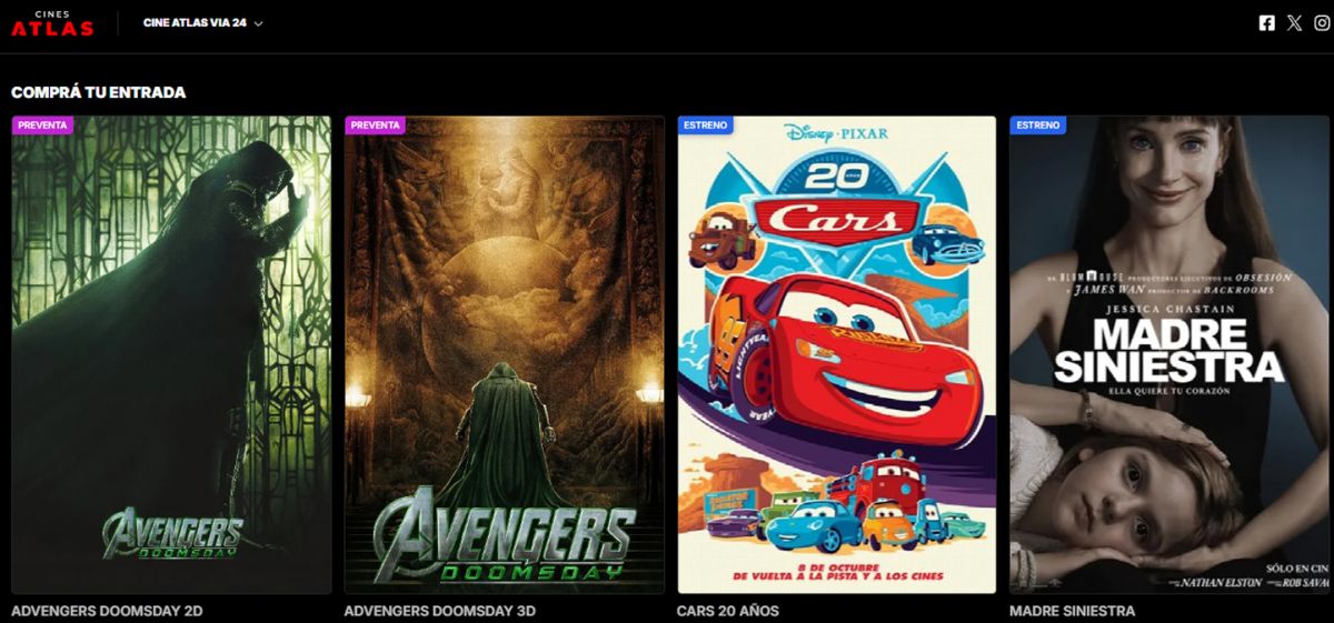 CARTELERA. Los cines de Tucumán renovaron su programación del 8 al 14 de octubre con estrenos.
