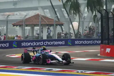 Franco Colapinto culminó 19° en la única práctica antes de la clasificación de la Sprint del GP de Singapur de la F1