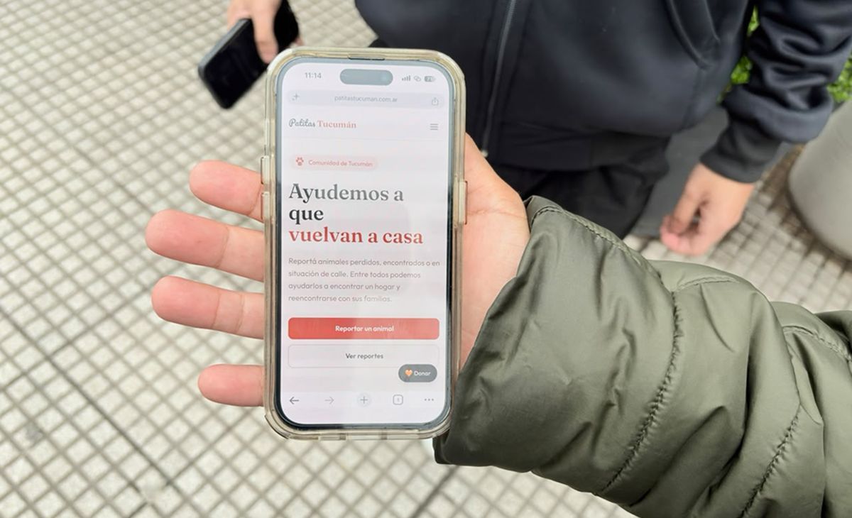 LA WEB. La iniciativa surgió al advertir que muchas publicaciones sobre mascotas se pierden entre los mensajes de las redes sociales. / LA GACETA, VICTORIA REINOSO