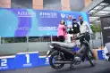 Una moto y una bicicleta eléctrica: el gran sorteo de los 21K LA GACETA premió a los corredores en el parque 9 de Julio