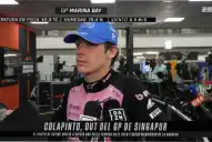 Qué le pasó al auto de Colapinto: la razón por la que debió abandonar el GP de Singapur