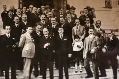 Recuerdos fotográficos: 1922. Jacinto Benavente visitó Tucumán dos meses antes de recibir el Nobel de Literatura