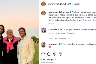 El mensaje de Gustavo Yankelevich tras el duro testimonio de su nieto: “Tienen toda mi admiración”