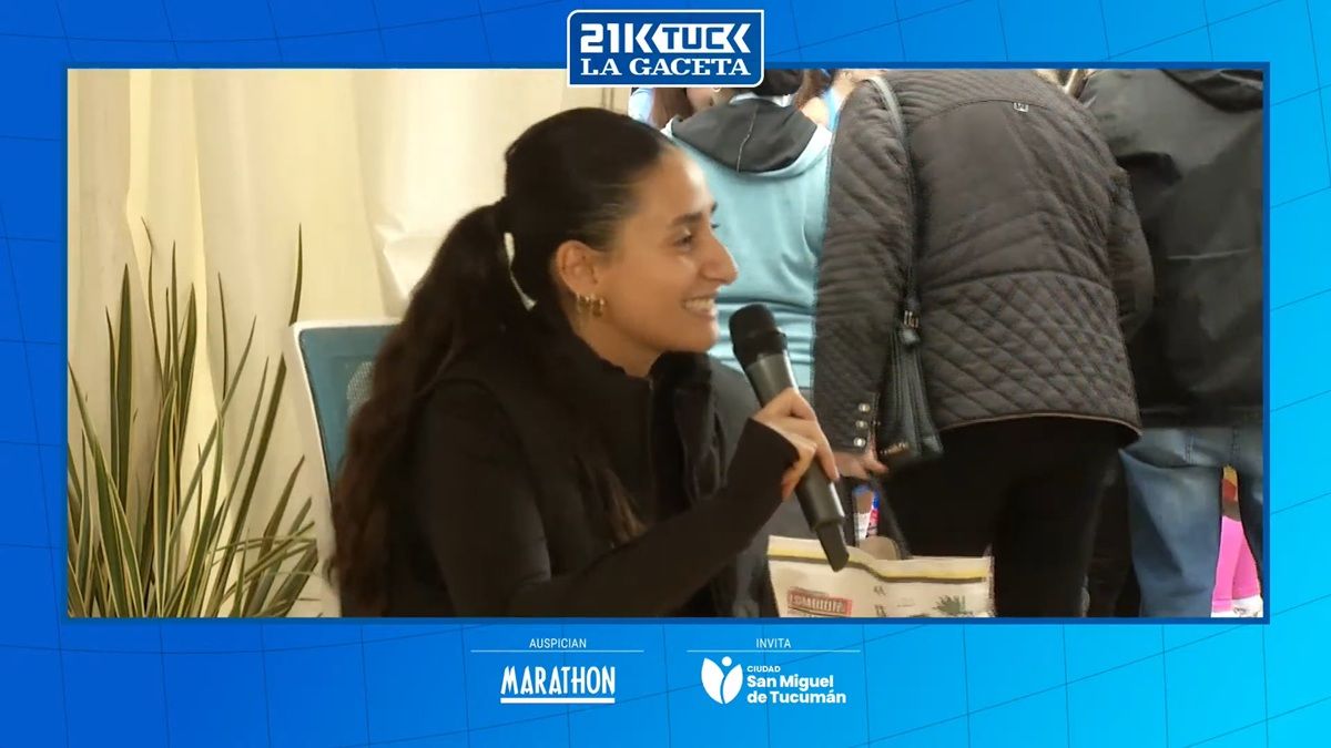 María Valdez Naval contó cómo vivió Marathon Deportes la gran fiesta de los 21K LA GACETA