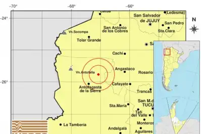 Cinco sismos en 24 horas: Catamarca tembló reiteradas veces en el inicio de la semana