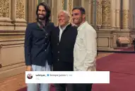 Valentín Yankelevich compartió una foto con su abuelo Gustavo y su hermano Franco: “Siempre juntos”