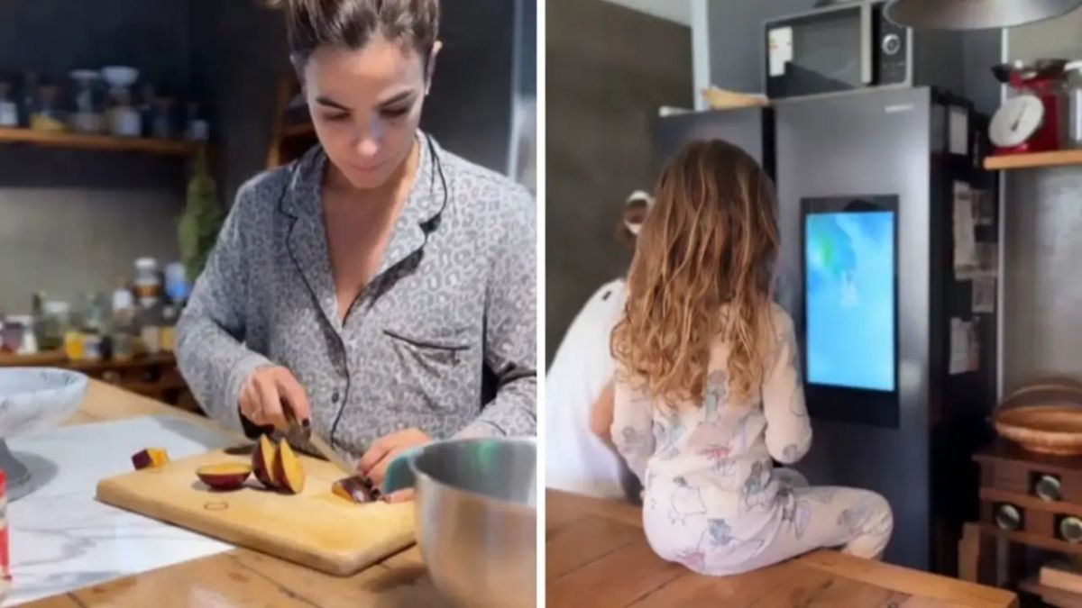 Así es la cocina campestre de Agustina Cherri: madera, una gran isla y detalles que enamoran