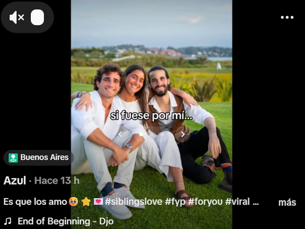 Azul Giordano Yankelevich compartió fotos de su infancia y emocionó con un mensaje a sus hermanos