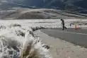 Cortaron la Ruta 307 por nieve y hielo entre Tafí del Valle y Amaicha