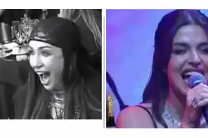 La reacción de María Becerra ante el impactante show de Eugenia La Muela Quevedo