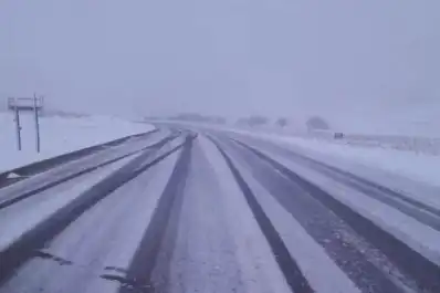 En plena primavera, volvió a nevar en la zona de los Valles Calchaquíes