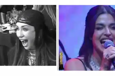 La reacción de María Becerra ante el impactante show de Eugenia La Muela Quevedo