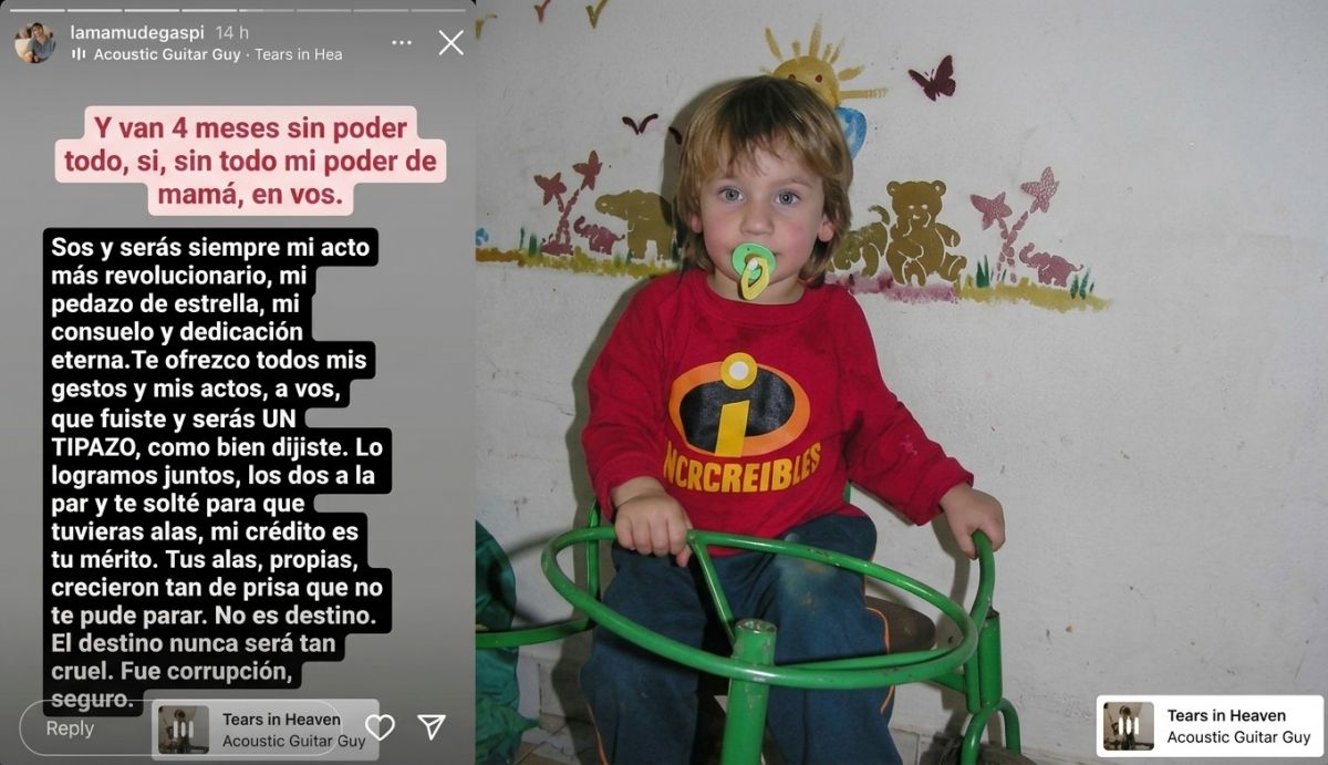 El emotivo mensaje de la mamá de 