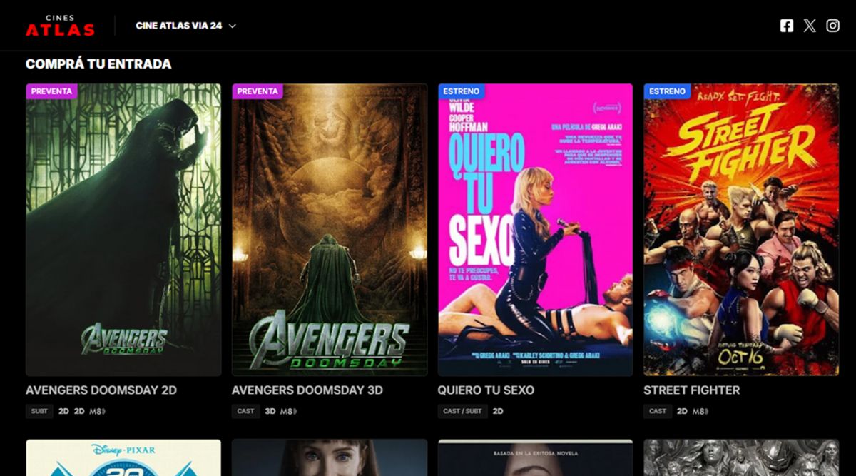 ESTRENOS. Las salas tucumanas renuevan su cartelera con acción, terror, animación y comedia. / CAPTURA DE PANTALLA