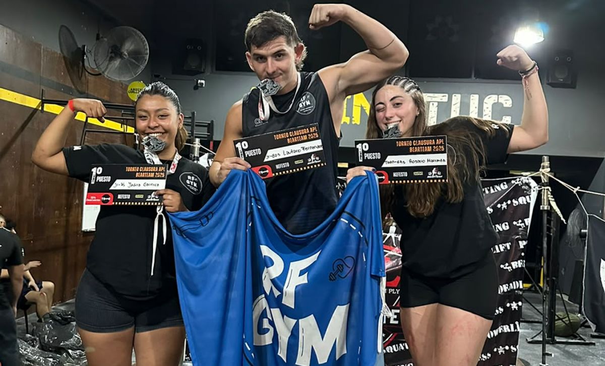 ENTRENAMIENTO Y DISCIPLINA. A los 22 años, dirige RFGym, donde trabaja como entrenador personal y prepara a otros atletas. / LAUTARO FERNÁNDEZ