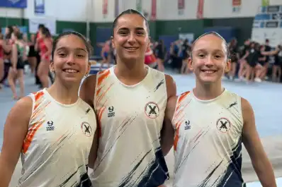 Tres gimnastas tucumanas se ubicaron entre las mejores del país en un torneo nacional