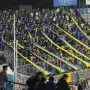 Sin familias, pero en paz: la hinchada de Rosario Central se hizo sentir en el José Fierro