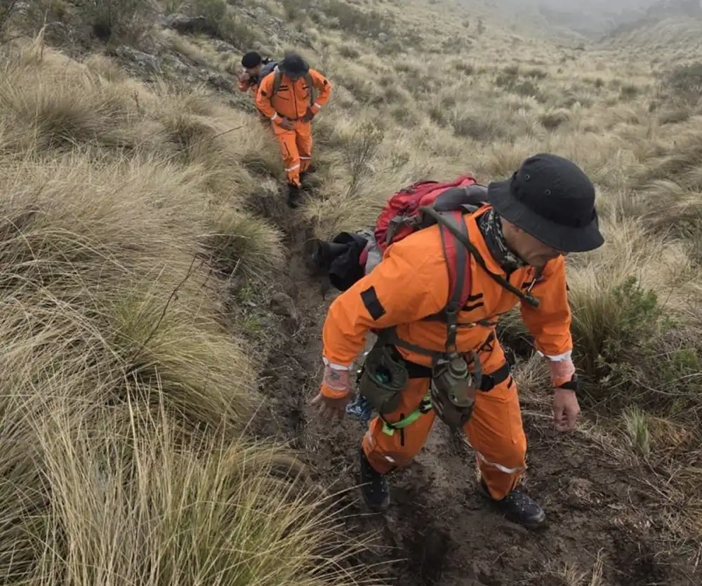 Campamento base en la cumbre del Ñuñorco