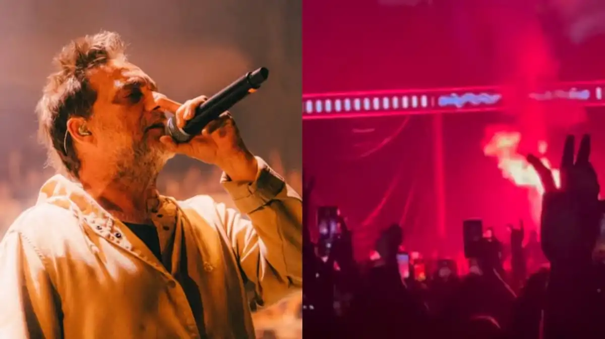 Vicentico paró un show en Colombia por una bengala: "¿Sabés lo que significa eso para un argentino?"