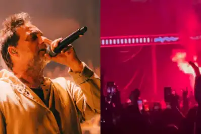 Vicentico paró un show en Colombia por una bengala: ¿Sabés lo que significa eso para un argentino?