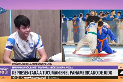 “Es uno de mis sueños”: un judoca tucumano de 12 años busca sponsors para llegar al Panamericano