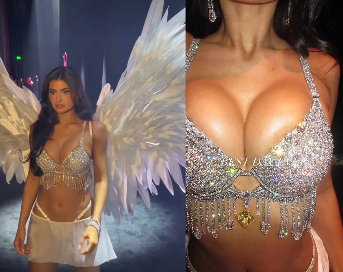 Kylie Jenner lució el icónico Fantasy Bra de Victoria’s Secret valuado en U$S 50 millones