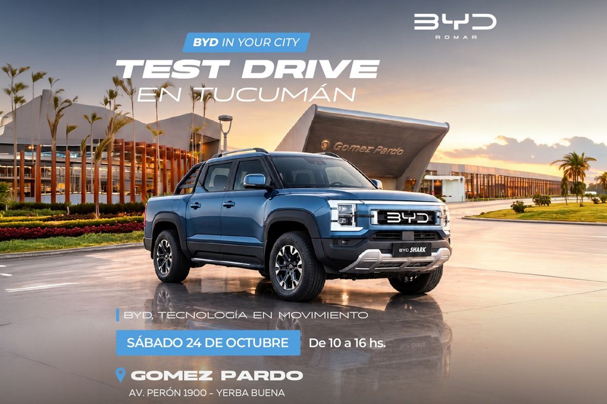 ¡Para agendar! BYD Romar llega a Yerba Buena con un test drive gratuito y con actividades para toda la familia
