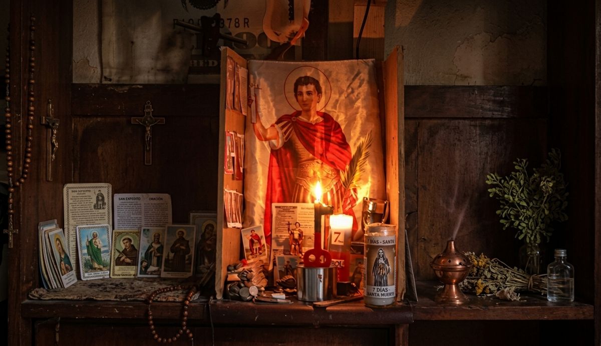 San Expedito es uno de los santos más importantes de Argentina, a los que se le pide dinero y soluciones urgentes.