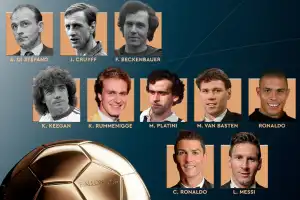 Cristiano le gana a Messi, pero solo en una edición: cómo va la votación del mejor Balón de Oro de la historia