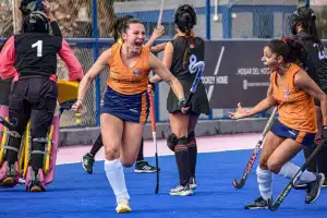 Paula Santamarina fue la máxima goleadora del Campeonato Argentino de Selecciones de hockey