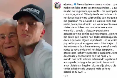 “Te fuiste en mis manos”: el desgarrador mensaje de El Polaco tras la muerte de su abuela