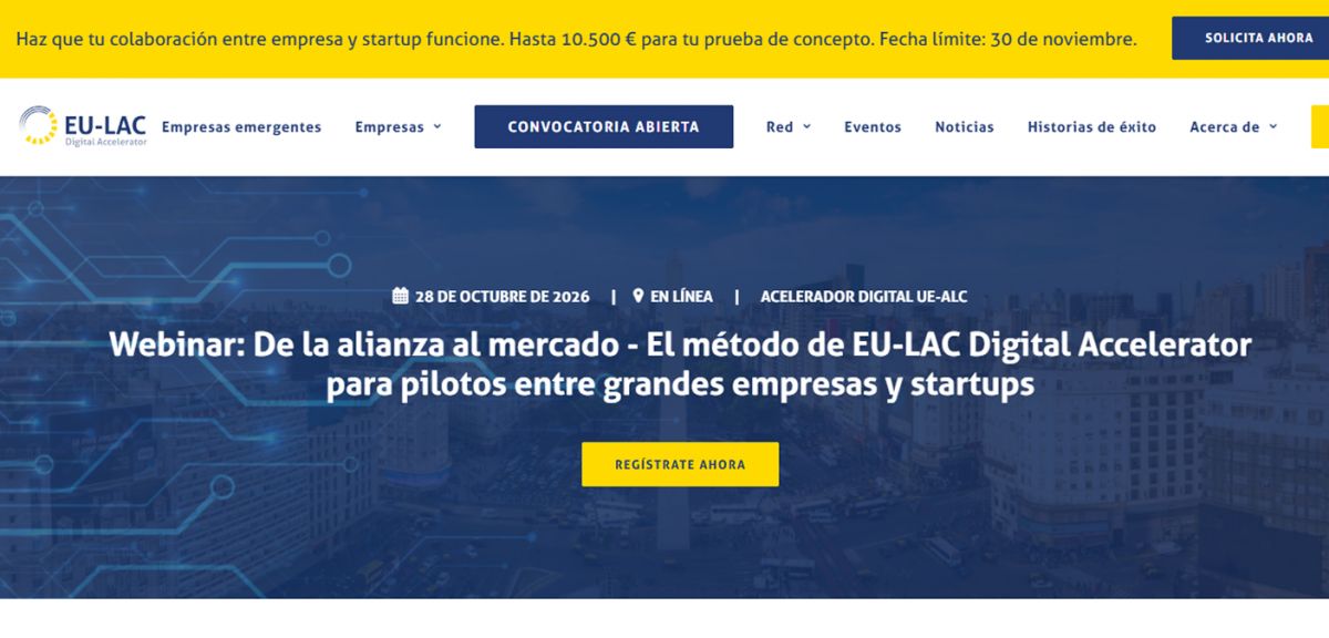 STARTUPS. El programa conecta proyectos tecnológicos con empresas de Europa y América Latina.