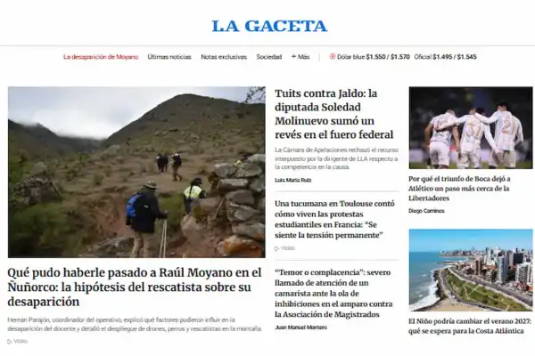 Una falla técnica internacional afectó a la página de LAGACETA.COM.AR