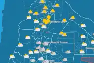 Pronóstico del fin de semana en el NOA: el SMN anunció lluvias y descenso de temperatura