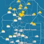 Pronóstico del fin de semana en el NOA: el SMN anunció lluvias y descenso de temperatura