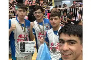 Cosecha histórica: cuatro tucumanos brillaron e hicieron podio en el Mundial de kickboxing en Colombia