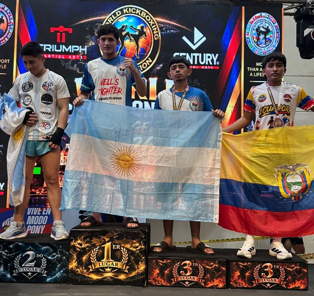 PODIOS. Los tucumanos cosecharon 12 medallas para la delegación argentina.