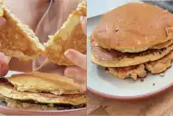 Panqueques de yogur griego y manzana: la receta proteica sin harinas de Paulina Cocina para resolver el desayuno en cinco minutos