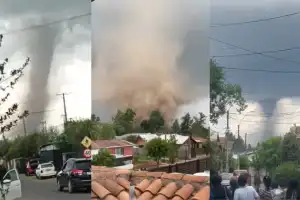 Un tornado en Chile destruyó un colegio y provocó daños en una zona residencial: decretaron la emergencia por un nuevo alud