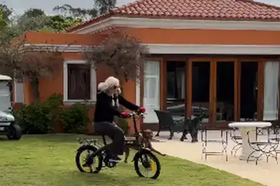 El divertido paseo en bicicleta de Susana Giménez a los 82 años: Hay que cuidar la flauta