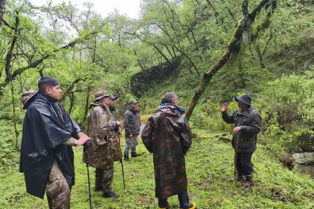 La nieve y la escasa visibilidad complican la búsqueda de Raúl Moyano