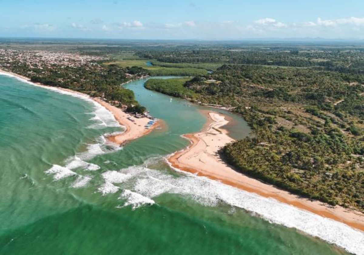 CARACTERÍSTICO. Ponta da Barra es el punto de encuentro de río y mar. 