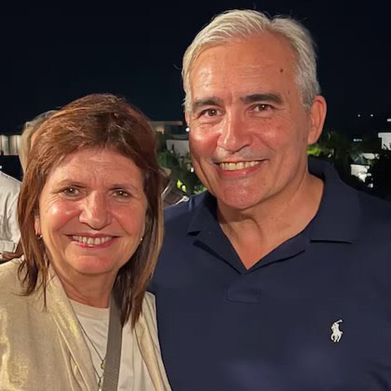 Patricia Bullrich y Pablo Walter.