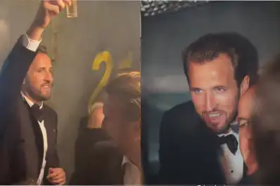 Champagne, amigos y el trofeo en brazos: así fue el exclusivo festejo de Harry Kane en Londres